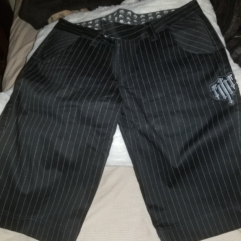 Brand New FML Paint Stripped Knee Shorts